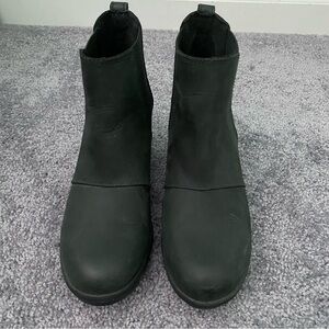Women's Black Ankle Boots - Sleek Slip-On Chelsea Style